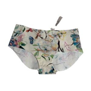 Soma Size Small Floral Patterned Almost Naked Hipster Briefs